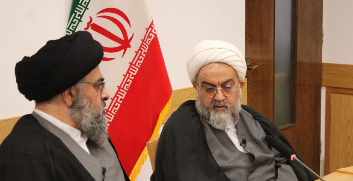 لقاء رئاسة ومسؤولي مؤسسة الإمامة الدولية مع آية الله السيد مجتبى نورمفيدي